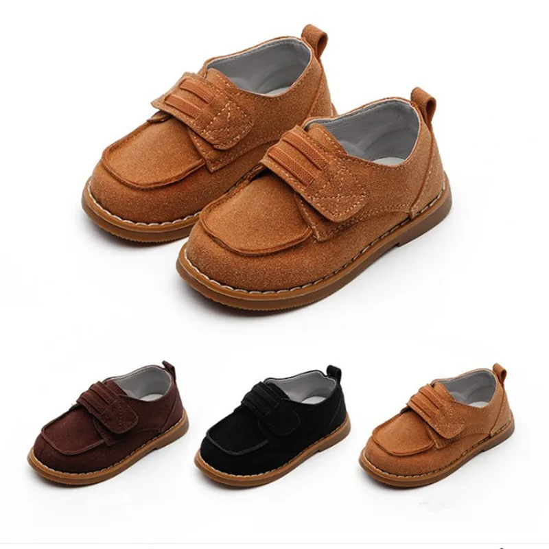 

2020Autumn New Kids Shoes Children Canvas Shoes little Boys casual Sneakers shoes 1 2 3 4 5 6 7T brown black