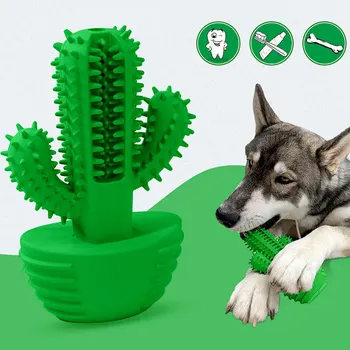 

Hot Dog Teeth Cleaning Toys Rubber Toothbrush Stick Pets Dog Tooth Cleaner Tool K888