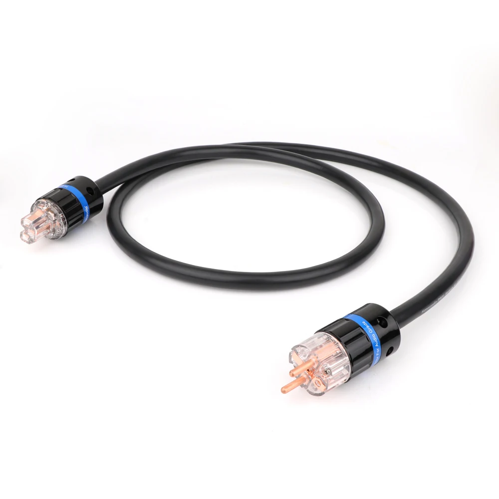 Hi end OFC copper EU power cable hifi audio schuko AC power cord with