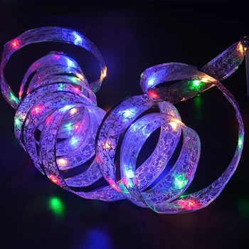 

Indoor Outdoor Gift Light String Lamp Fairy Garden Wedding Home Window Curtain Party Decor 40 LEDs Ribbon Starry Copper Wire
