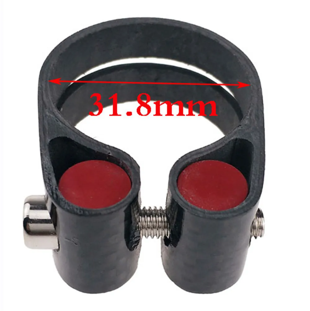 B1 31.8mm 18g3K углеродный зажим для шоссейного велосипеда Clip Зажим для горного велосипеда parts зажим для велосипедов - Цвет: B1 31.8mm
