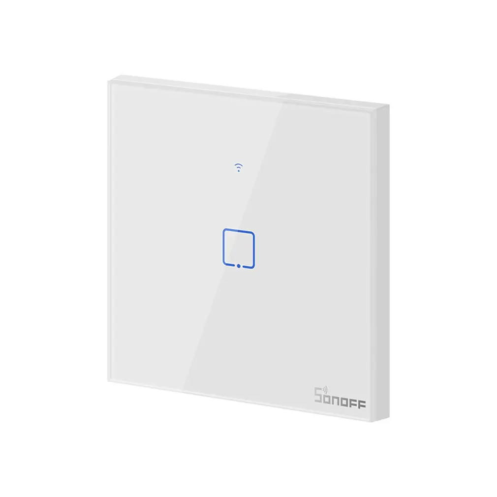 T0/T1/T2/T3 EU PLUG TX Wifi Touch Wall Light Wireless Switch Smart Home 1/2/3 Gang Voice/APP Remote Control  With Alexa Google
