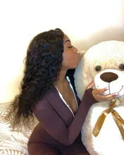 Pelucas de cabello humano con frente de encaje para mujer, ONDA DE AGUA 360, peluca frontal de encaje, pelucas de cabello brasileño, peluca ondulada de agua, peluca de cabello humano rizado