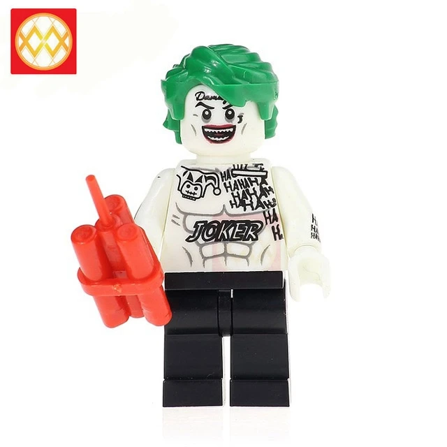 DC super heroes bad guy character Killer croc Bane scarrow Joker harry queen Sinestro Deathstroke строительные блоки детские игрушки - Цвет: KL053