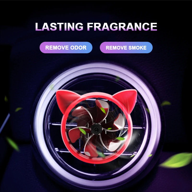 Air freshener Cartoon cat Auto outlet car Aromatherapy in the Conditioning Clip Magnet Diffuser solid perfume | Автомобили и