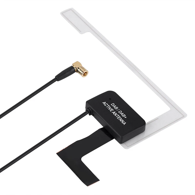 Car Aerial Active Antenna SMB Connector Paste type DAB Splitter Adapter Radio High Quality Super Hot 1