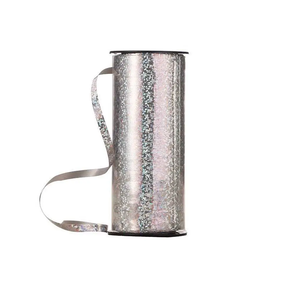 100 ярдов вьющиеся лазерные пластиковые шары ленты Свадебные комнаты макет