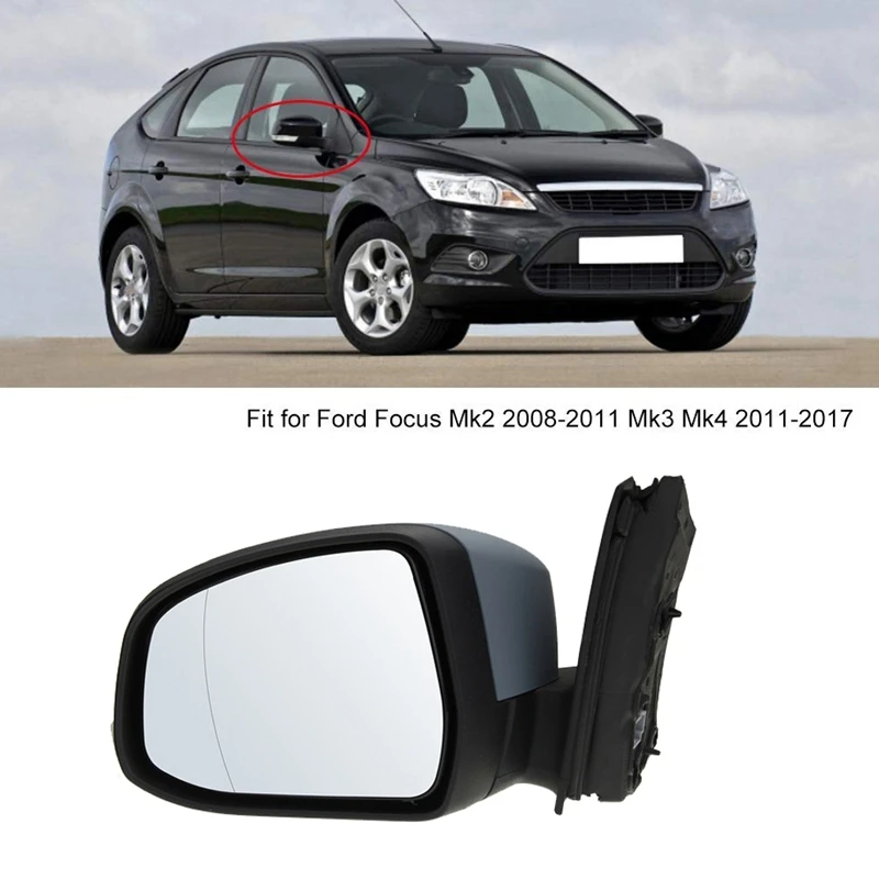 1 шт. электрическое крыло двери зеркало пассажирская сторона для Ford FOCUS MK3 2010- Левая сторона водителя