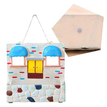 

Small Fresh Fleshy Flower Pot Wall Resin Craft Creative Household Decoration Desktop Potted Plants Holder (Blue)