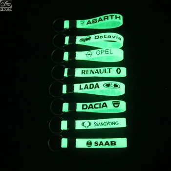 

Car Styling Luminous Silicone Sticker For BMW Mercedes Toyota Ford Audi VW Nissan opel Skoda Opel Volvo Saab HONDA MAZDA kia rio