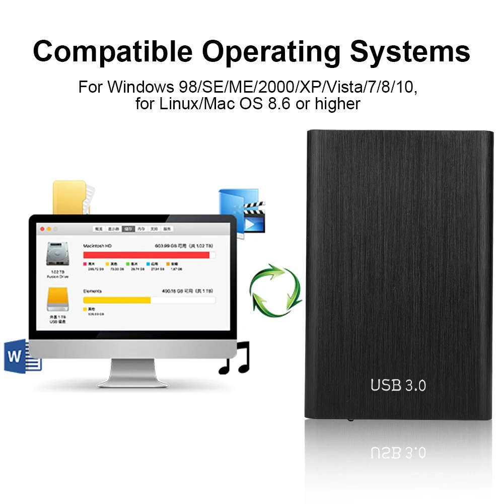 SOONHUA 2,5 дюйма Чехол для дисков SATA USB 3,0 жесткий диск для ноутбука SSD корпус Внешний чехол для дисков для ноутбука с перегородкой и отверткой