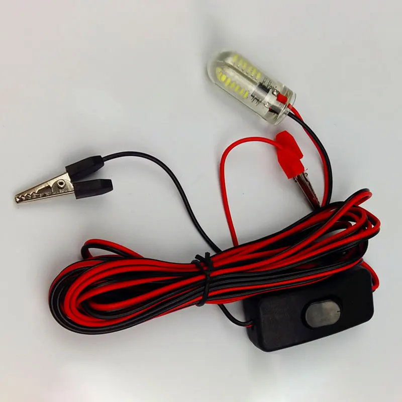 Открытый DC 12V светодиодный 5W подводный светильник для рыбалки