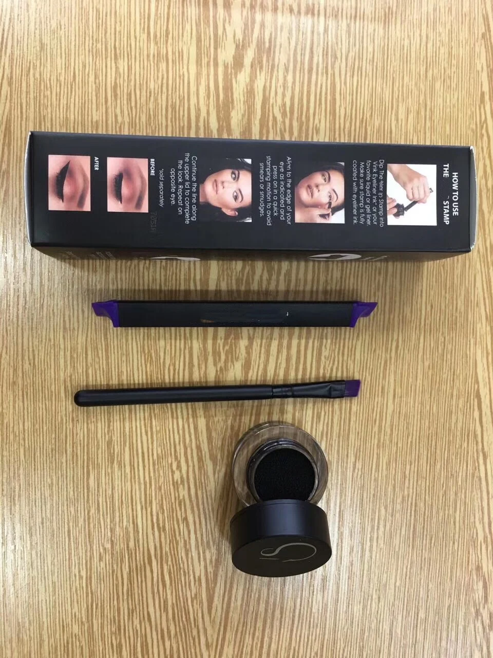 2019 New 4 In 1 Eye Liner V-amp with Stamp Full Set Makeup Costomeitc Eyeliner