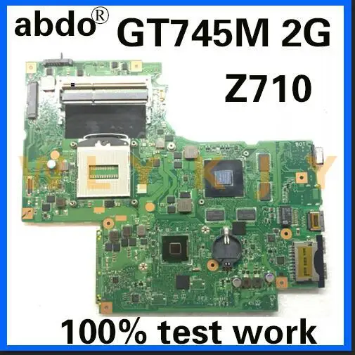 Материнская плата abdo дамбо2 REV2.1 для ноутбука Lenovo Ideapad Z710 SR16D HM86 PGA947 DDR3 GT745M / GT740 100%