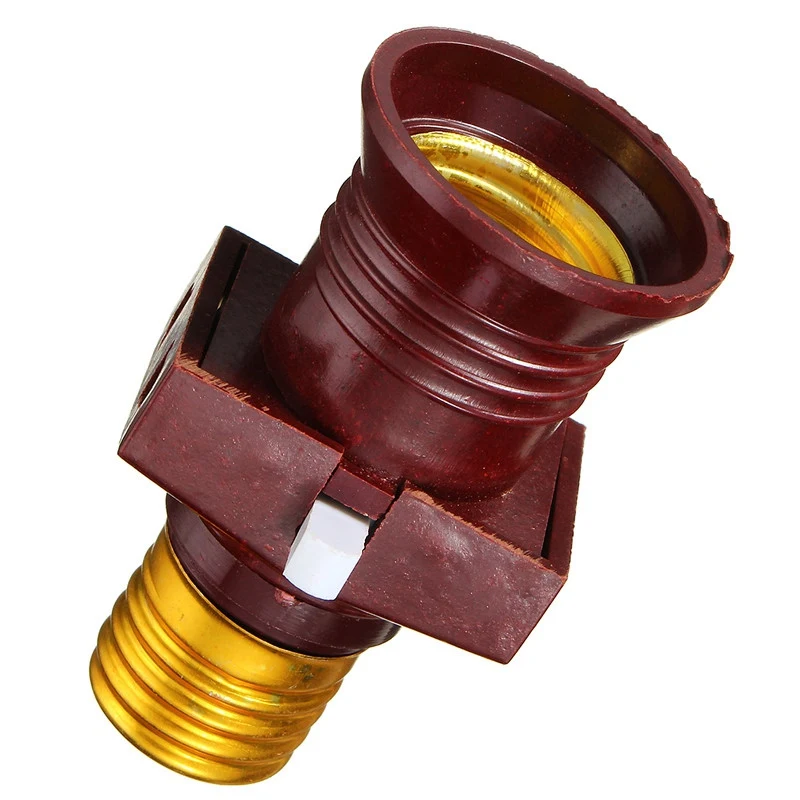 110-250V E27 Screw Bulb Holder Convert To Switch Lamp Socket LED Bulb Adapter Lighting Support