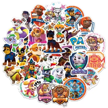

50pcs/set Paw patrol dog Sticker toy Patrulla Canina Action Figures Toy Kids Children Toys Gifts