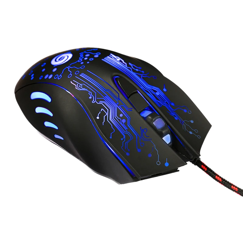 

6D USB Wired Gaming Mouse 3200DPI 6 Buttons LED Optical Professional Pro Mouse Gamer Computer Mice for PC Laptop Games Mice