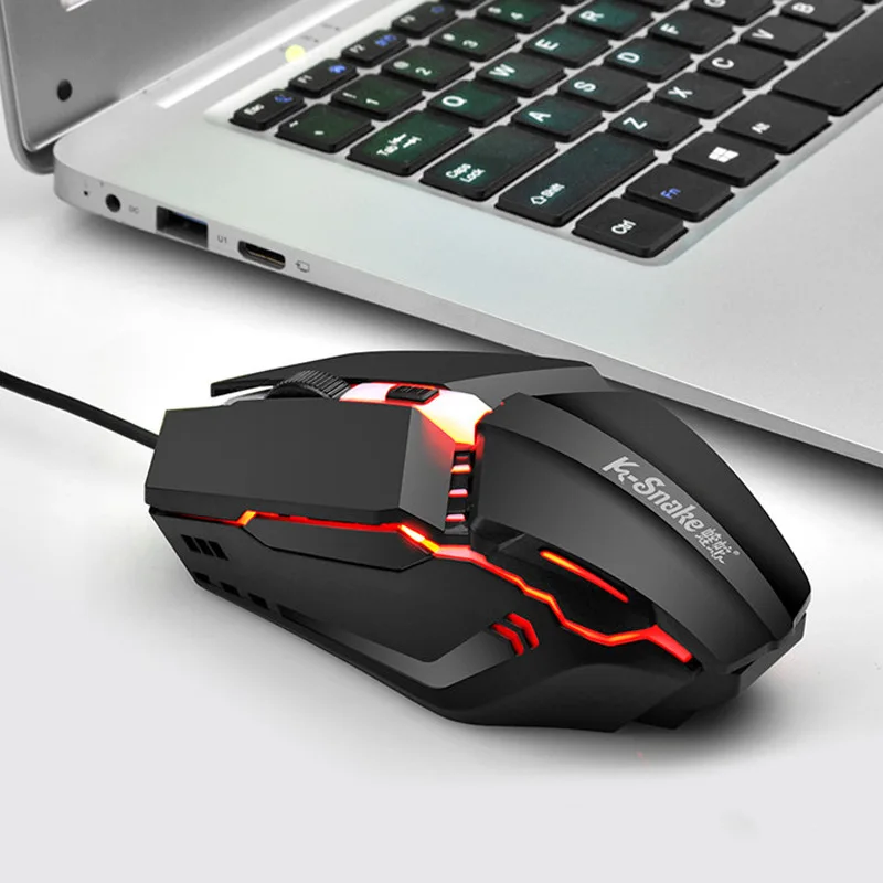 Игровая электронная RGB-мышь M11 для ПК проводная 1600 точек/дюйм | Компьютеры и офис