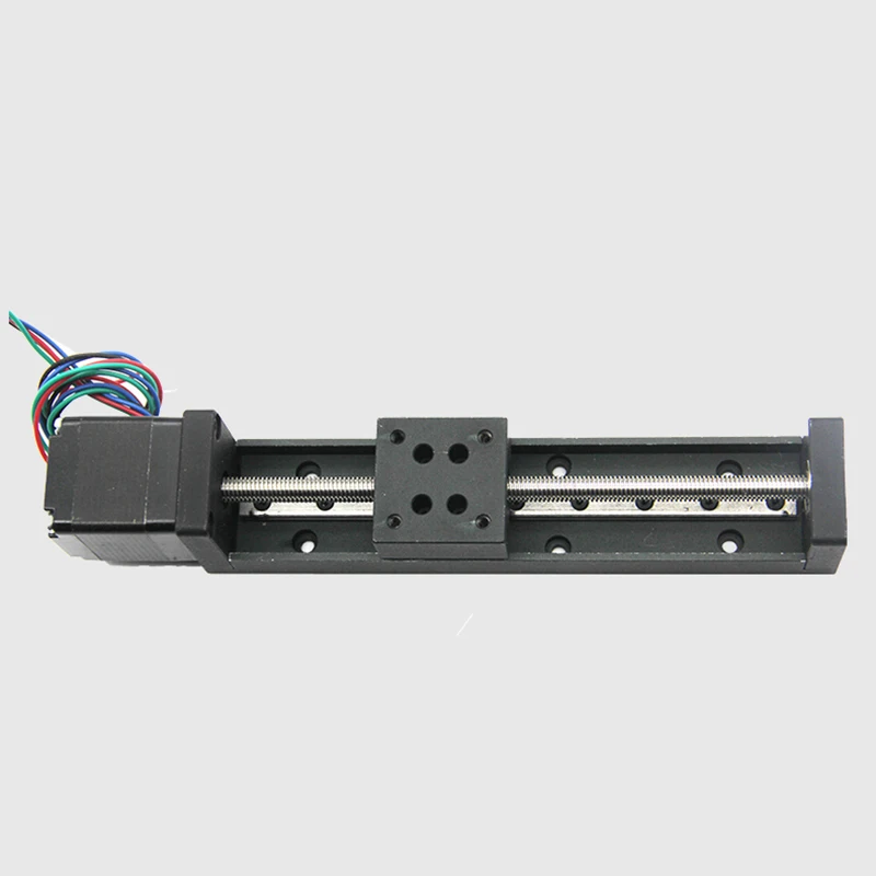 1pc Stepper Motor Guide Slide Micro-precision 28 Linear T-shaped Screw Line Rail Electric Slide Module