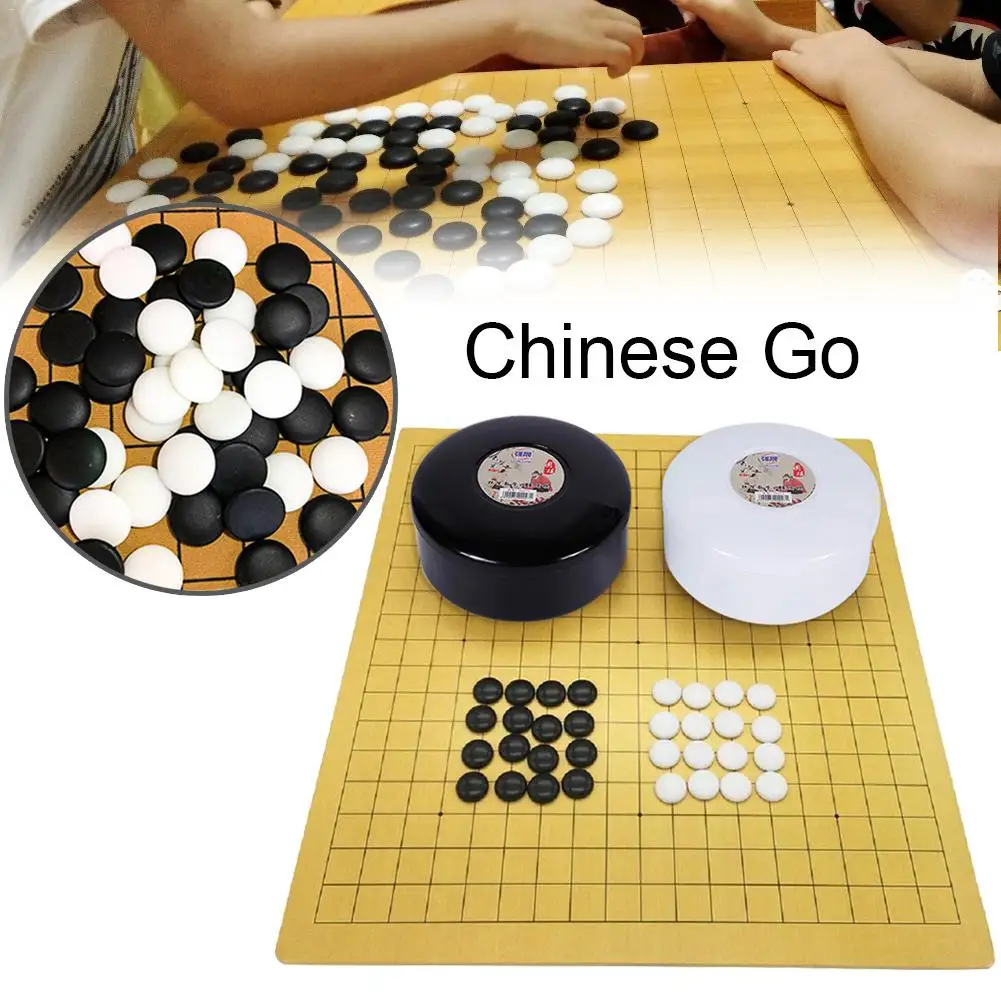Китайская старая настольная игра Weiqi шашки Go игровой Набор пластиковая Go игра подарок для детей развивающие игры-головоломки