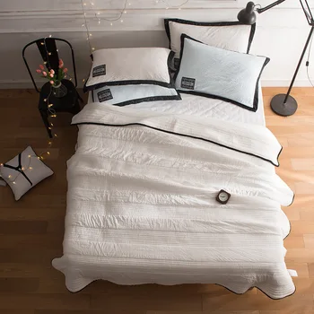 

150x200cm Washed Cotton Summer Air Conditioning Solid Color Summer Single Double Quilted Polyester / Cotton Hand Wash Stitching