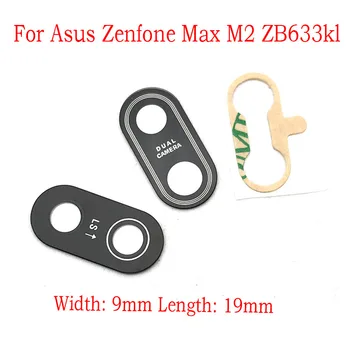 

10Pcs/Lot,Rear Back Camera Glass Lens Cover For Asus ZenFone Max M2 ZB633KL With Sticker Adhesive Replacement Parts