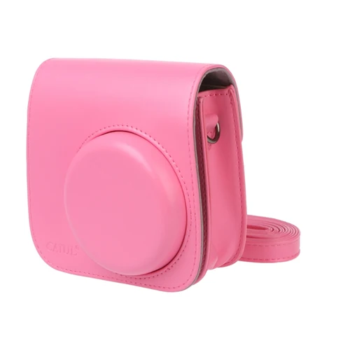 Модный чехол для камеры с изображением фламинго для Fujifilm Instax Mini 8/8+/9 Cute LX9A - Цвет: 8QQ100629 pink