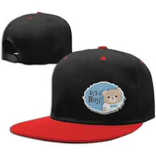TSDFCCute медведь плоский козырек бейсболка, разработанный Snapback шляпа красный