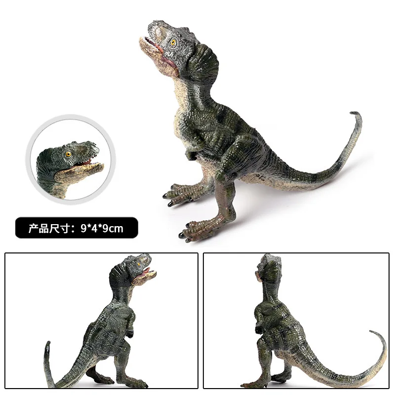 Jurassic Solid Simulated Dinosaur Models Static T-Rex Cubs Toy Animals Mandible Mobile
