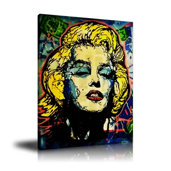 

HD Print Alec Monopoly Oil Painting Home Decor Wall Art on Canvas Marilyn Monroe Canvas Printings Room Decor