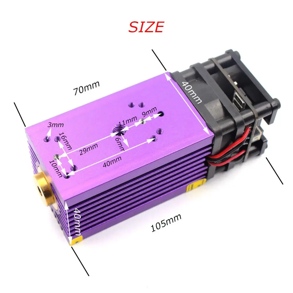 Oxлазеры 450nm 15 Вт синий лазерный модуль для 3d принтера 15000 МВт DIY лазерная головка для гравировки с PWM управления резки лазера
