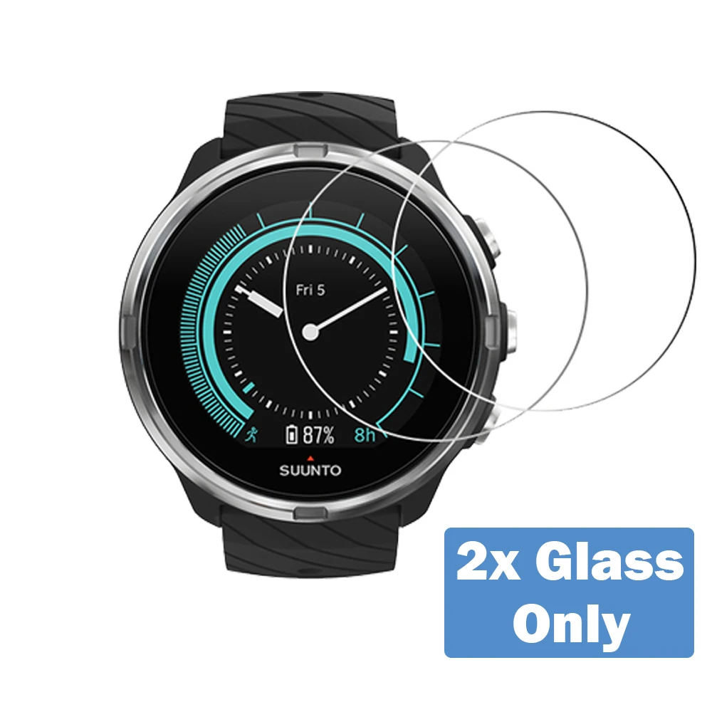 2+1 Protector Case + Screen Protector Film for Suunto 9 smart watch Soft TPU Protective Case Cover Shell Tempered Glass Film 