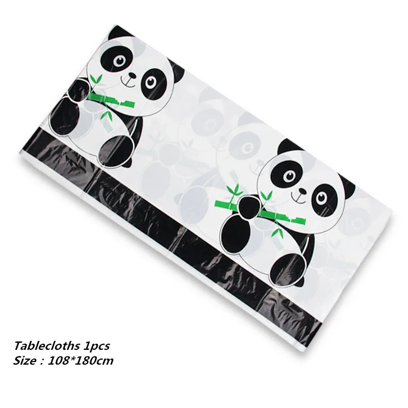 

1pcs 108*180cm Panda Theme Party Tablecloth for Kids Children Party Baby Shower Birthday Party Decoration Party Favor Supplies