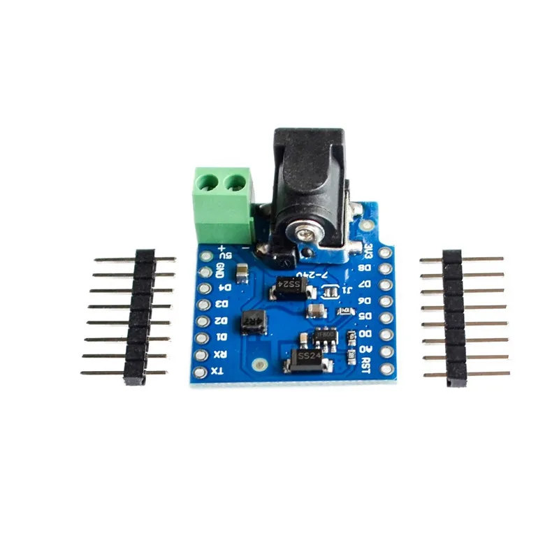 10 шт. щит питания постоянного тока V1.1.0 для WEMOS D1 mini | Электронные компоненты и