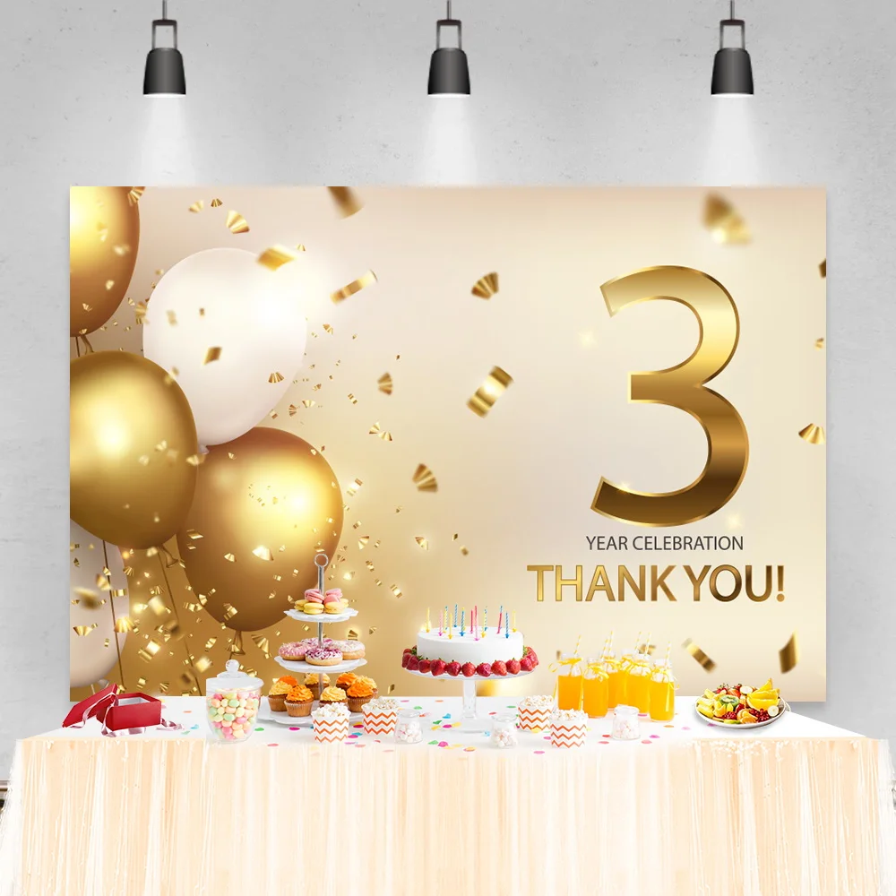 Laeacco 10x7ft Happy 30th Birthday Vinyl Photography Background Fabulous Golden Shimmer Sequins Particals of Number 30 Backdrop Adult Birthday Party Banner Indoor Decors Wallpaper 