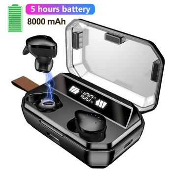 

X12 TWS 9D Stereo HiFi Auricular Bluetooth Earphone LED Display IPX7 Waterproof Earbuds Wireless Earphones PK i11 i12 tws YA083