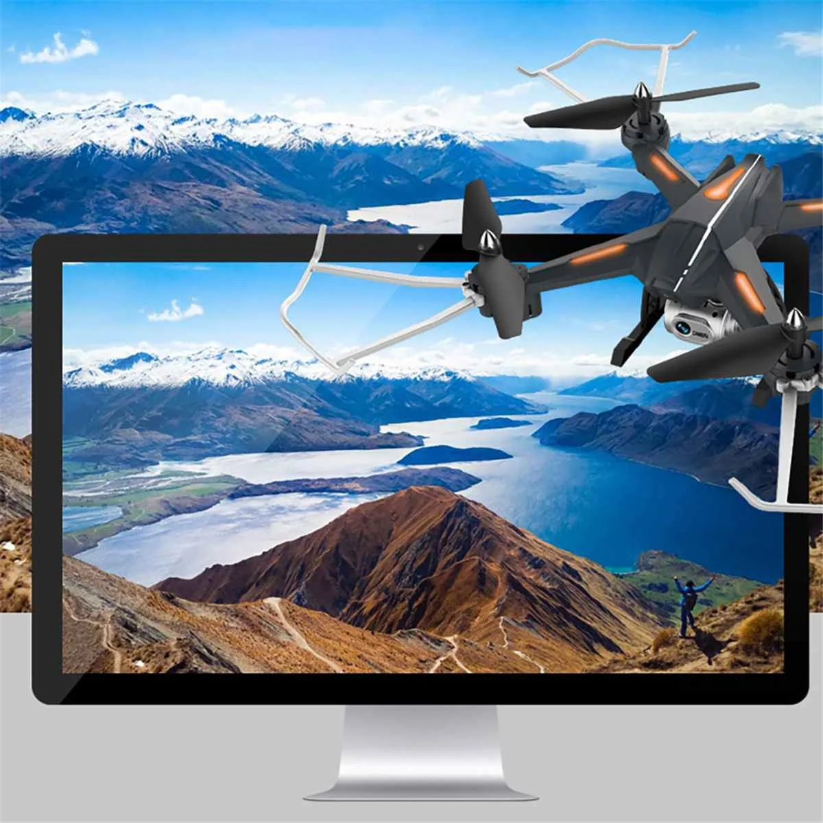 Квадрокоптер gps Дрон с 1080P HD двойной камерой Широкий угол анти-встряхивание Wi-Fi FPV RC дроны Профессиональный gps Следуйте за мной игрушки подарок
