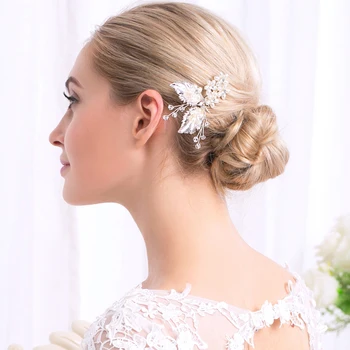 Bridal Wedding Hair Accessories Crystal Hair Comb Clips for Women Rhinestone Hair Jewelry Bride Headpiece Party Bridesmaid Gift 4