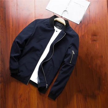 

New Fashion Brand Jackets Man Casual Solid Color Coats Spring Jacket Male Waterproof Outerwear M-6XL Military Bomber Jacket