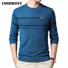 COODRONY Brand Sweater Men Spring Autumn Casual O-Neck Pullover Men Clothes Fashion Soft Knitwear Pull Homme Cotton Shirt C1031