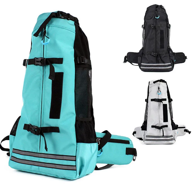 

Dog Carrier Backpack for Small and Medium Pets Front Facing Adjustable Pack with Storage Bag Outdoor Travel Riding Hiking 6-14kg