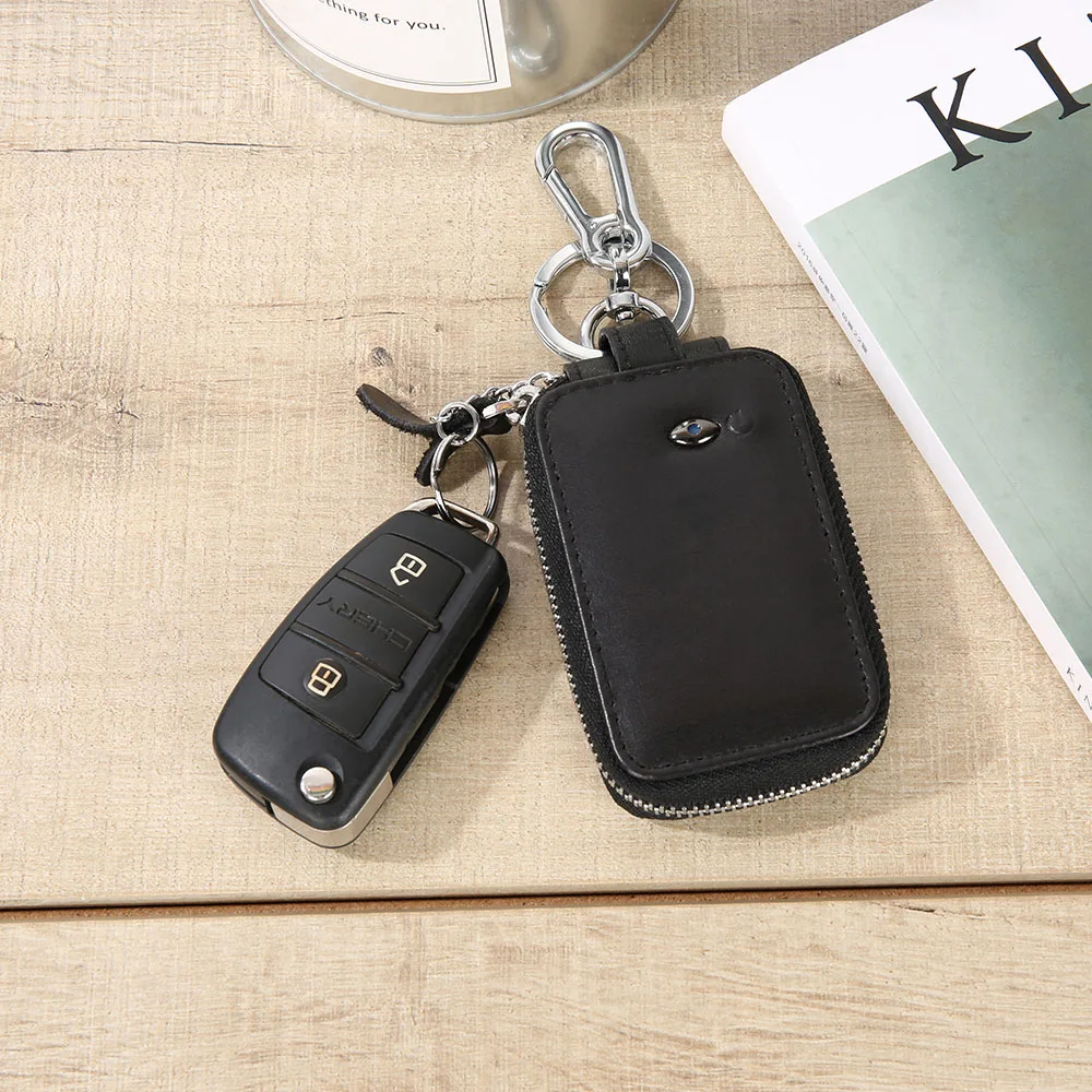 Умный мужской кошелек из натуральной кожи с Bluetooth Высококачественная защита от