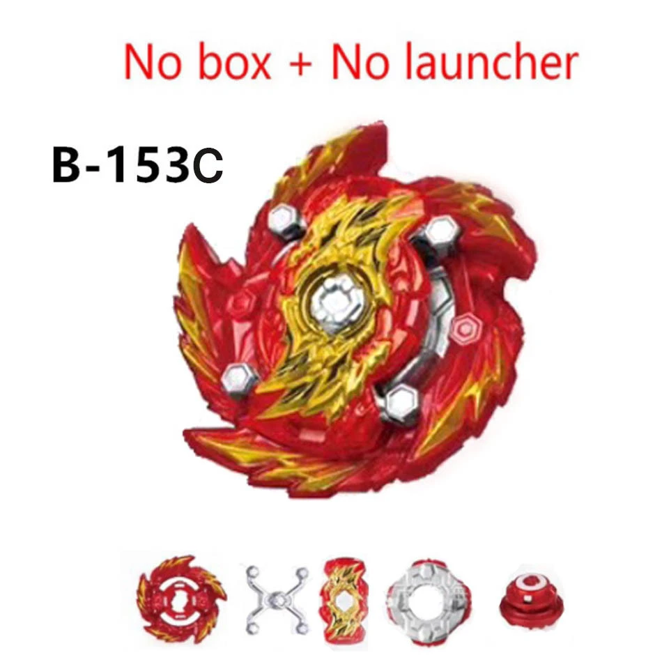 Лучшие пусковые устройства Beyblade Burst Металл Fusion B151 B154 игрушек Bey Blade лезвия Achilles Bable Fafnir Phoenix Blayblade Bayblade - Цвет: B-153C