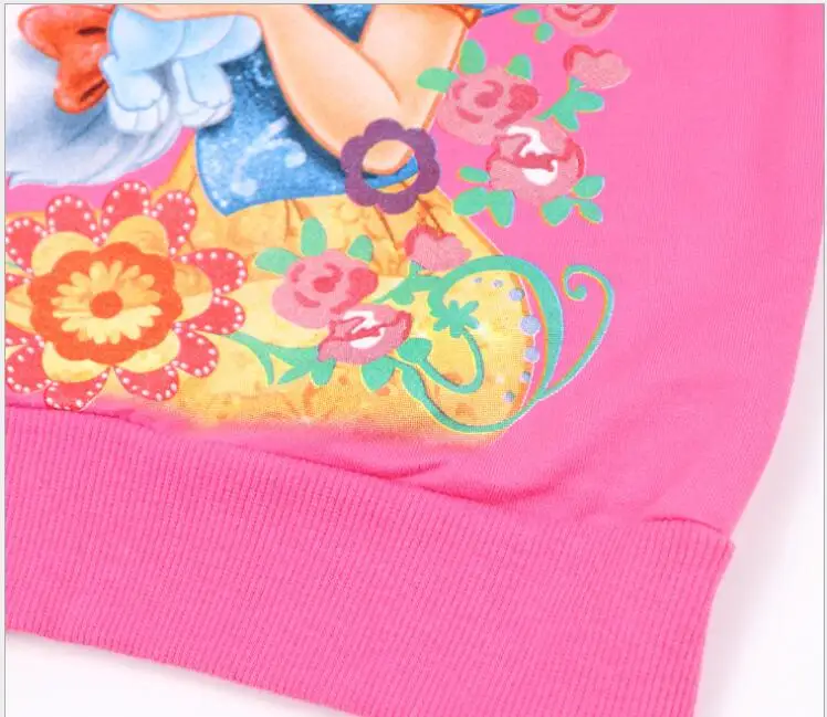 Jargazol Girls Sweatshirt Autumn Rabbit Princess Printed Costume Cute Little Girl Outfits Fall Kids Clothes Children Tops