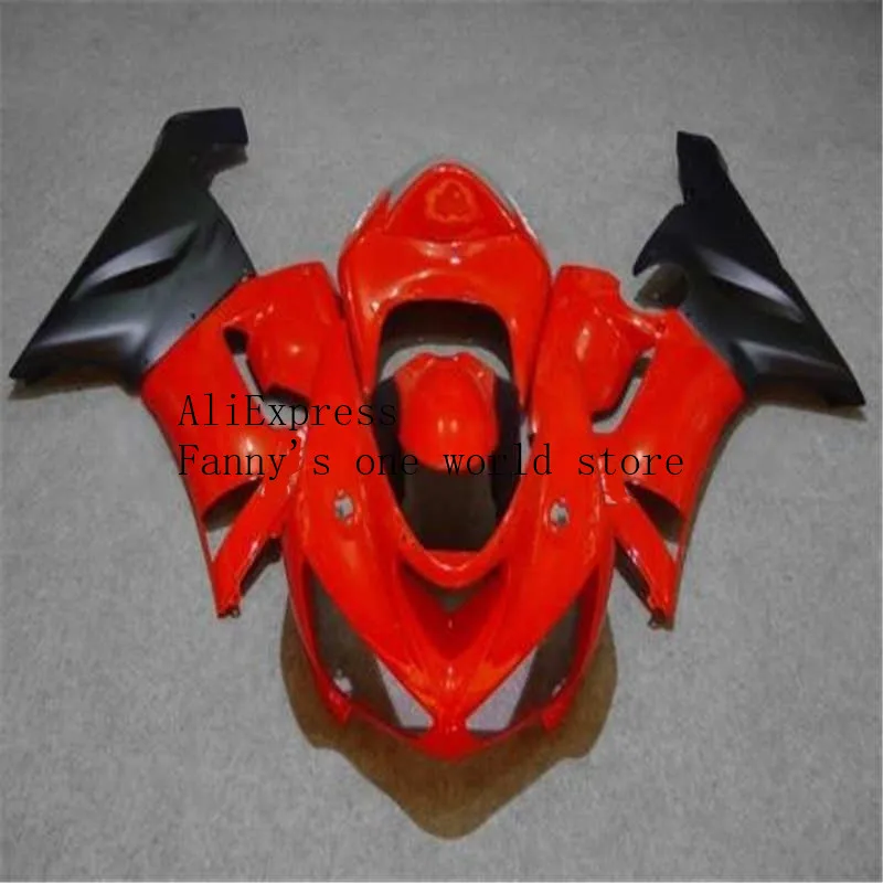 Комплекты обтекателей для мотоциклов ninja kawasaki ZX6R 2006 2005 ZX 6R 636 Ninja 05 06 плоские