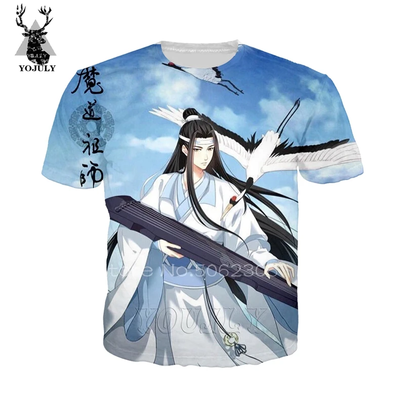 Mo Dao Zu Shi футболка off white wei wu xian футболка мужские 3D футболки косплей lil открытый o-образный вырез Топы уличная странные вещи 368