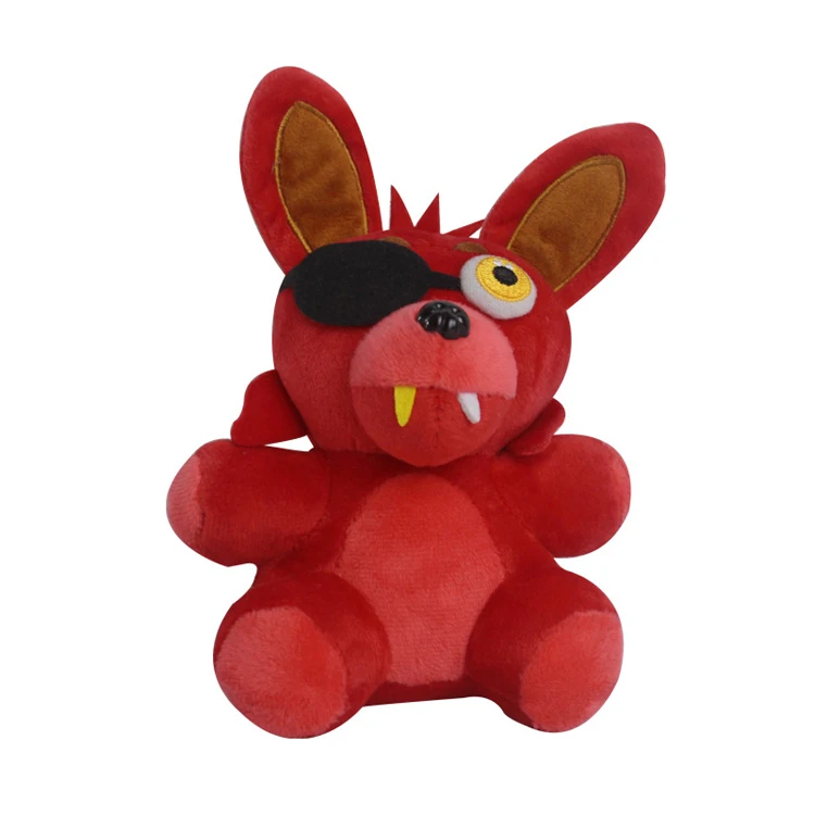 4 шт./лот 15 см пять ночей у Фредди FNAF медведь Фредди Бонни и Чика Фокси Мягкая Подвеска для ключей мягкие игрушки куклы Подарки