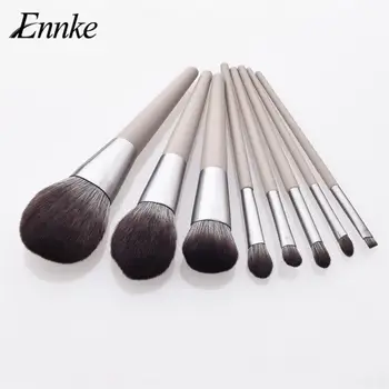 

ENNKE 8 pcs cosmetics Brushes pinceis Professional makeup set kit brush brochas maquillaje Concealer Large Blusher Brushes Kit