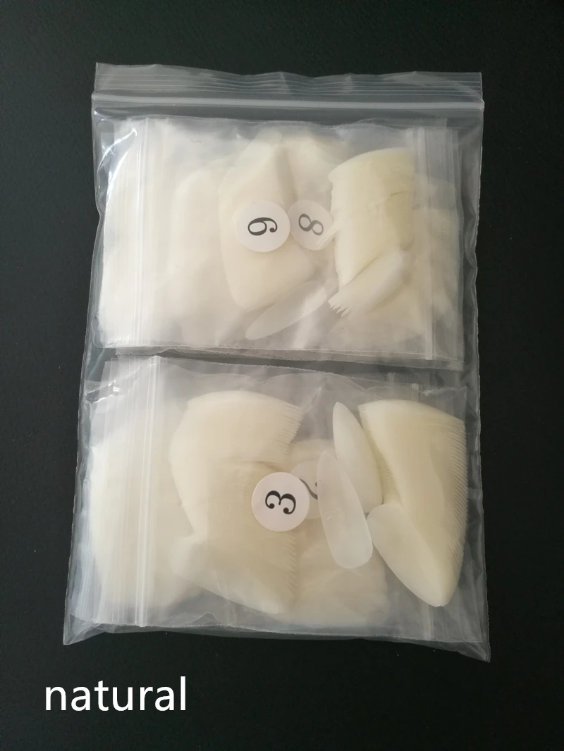 NW2180380-2N 500pcs 100 шт./кор. поддельные ногати искусственные Пресс на большие расстояния балетки прозрачный/нейтральный/белый Ложные Акриловые гроб ногти Нейл Арта, полное покрытие шкатулка для ювелирных изделий - Цвет: NW2180380-2N 500pcs
