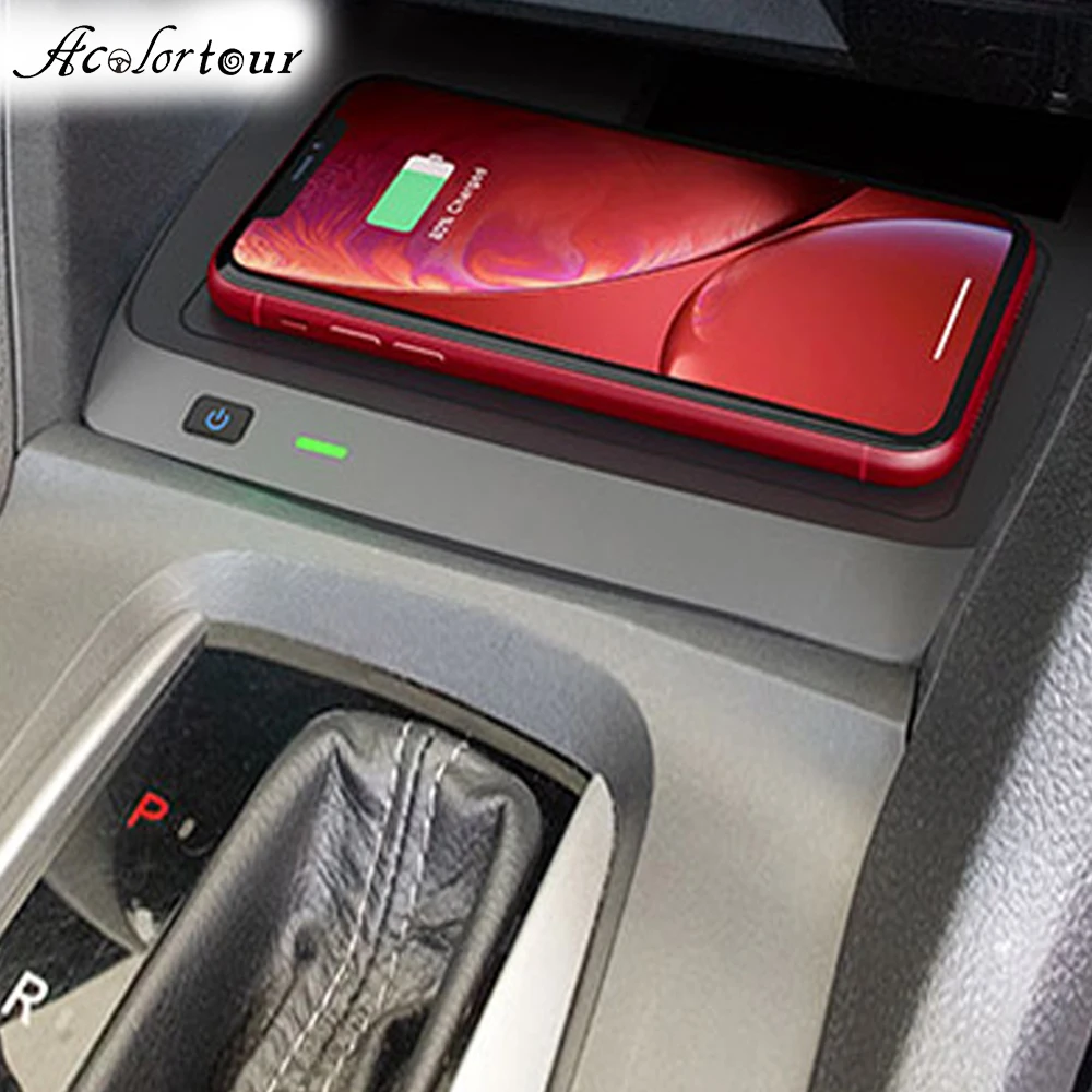 Автомобильное зарядное устройство для Honda Civic 2016-2019 адаптер беспроводной зарядки